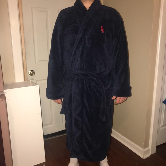 black polo robe
